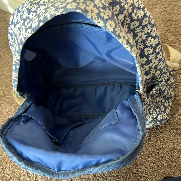 Madden Girl Blue Floral Mini Backpack - Picture 3 of 3